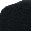 Spongy - Microfiber Square Pouf, Cozy Seating - Dark Charcoal - Image 5