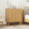 2 Door Cabinet, Suitable For Bedroom - Natural - Image 4