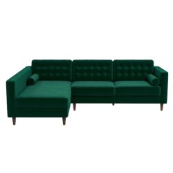 Christian - Sectional Sofa Left Facing - Green
