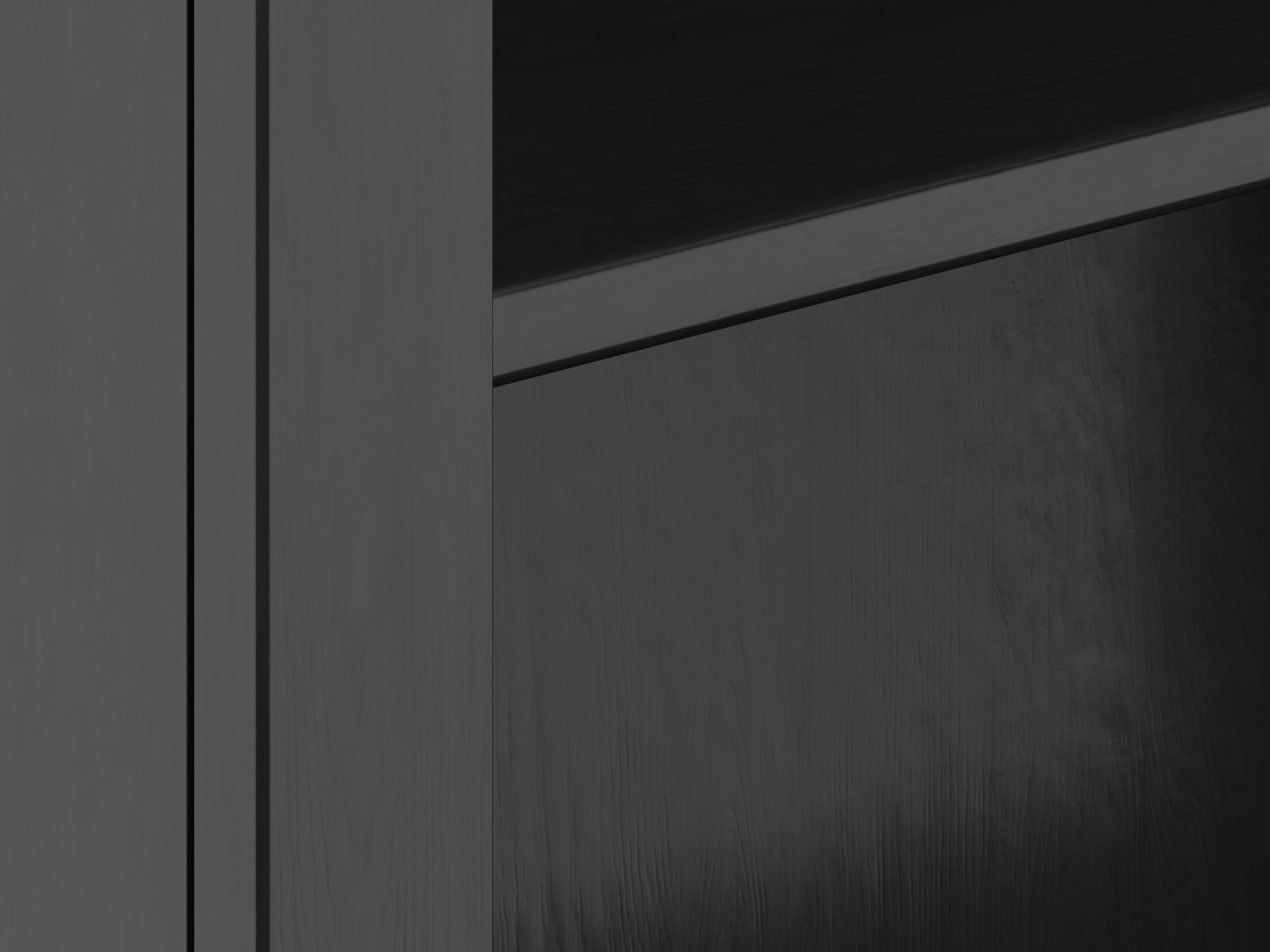 Essex - High 5 Shelf Bookcase - Black, Whiskey - Image 8