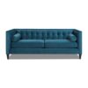 Jack - Modern Tuxedo Tufted Sofa - Teal Blue - Image 3