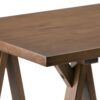 Sawhorse - Writing Desk - Medium Saddle Brown - Image 2