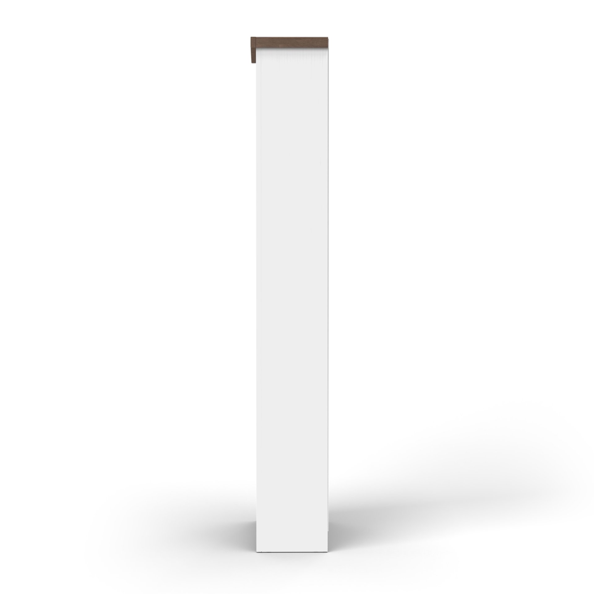 Hampton - High 5 Shelf Bookcase - Jasmine Whitewash / Barnwood - Image 8