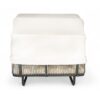 Outdoor Patio Daybed Rattan Daybed Outdoor Sunbed With Detachable Pillows For Patio, Backyard, Pool - Beige - Image 24