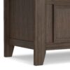 Amherst - Entryway Storage Bench - Farmhouse Brown - Image 7