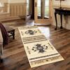 Tribes - 2' X 3' Southwest Polyester Area Rug - Cream - Image 8