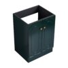 Modern Freestanding Bathroom Vanity With 2 Soft Close Cabinet Doors Excluding Sink - Dark Green - Image 6