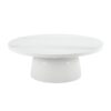 Zaid - Engineering Marble High Gloss Coffee Table - White - Image 6
