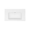 Rectangular Single Vanity Top With 1 Faucet Hole And Overflow, 35" X 20", Sink Only - White - Image 9
