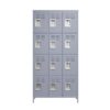 12 Door Lockers With Lock For Secure Storage Construction - Gray - Image 11
