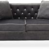 Chic Contemporary Loveseat - Gray - Image 2
