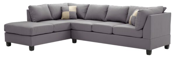 Malone - Sectional - Gray