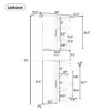 Bathroom Storage Cabinet With Multi Functional Storage Space, Drawer With Slide Rails, Adjustable Shelf - White - Image 3