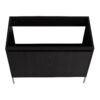 Minimalist Freestanding Bathroom Vanity With Storage Cabinet, Excluding Sink - Dark Oak - Image 11
