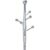 Modern Stainless Steel Spray Painted Hanger With Reinforcement 72" Raised Design Optional - Silver - Image 11