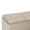 Avalon - Storage Ottoman - Satin Cream - Image 7