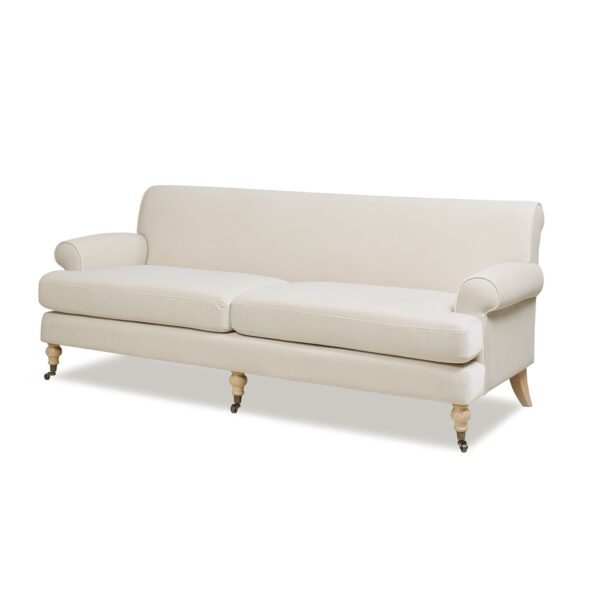 Alana Lawson - Two Cushion Tightback Sofa - French Beige