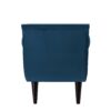Alma - Tufted Flared Arm Entryway Bench - Teal Blue - Image 3