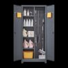 Metal Storage Cabinets, Cleaning Tool Cabinet With Locking Door, Tall Broom Tool Organizer, Large Storage Cabinet For Kitchen - Gray - Image 17