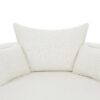 360 Degree Swivel Chair Accent Barrel Chair With Removable Pillows Chenille Fabric - Beige - Image 24