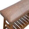 Buffalo - Hide Hallway Bench - Brown - Image 4