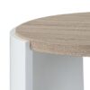 Zoma - High Gloss Coffee Table - Oak / White - Image 5