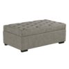 Convertible Ottoman Sleeper With Memory Mattress - Gray - Gray - Image 5