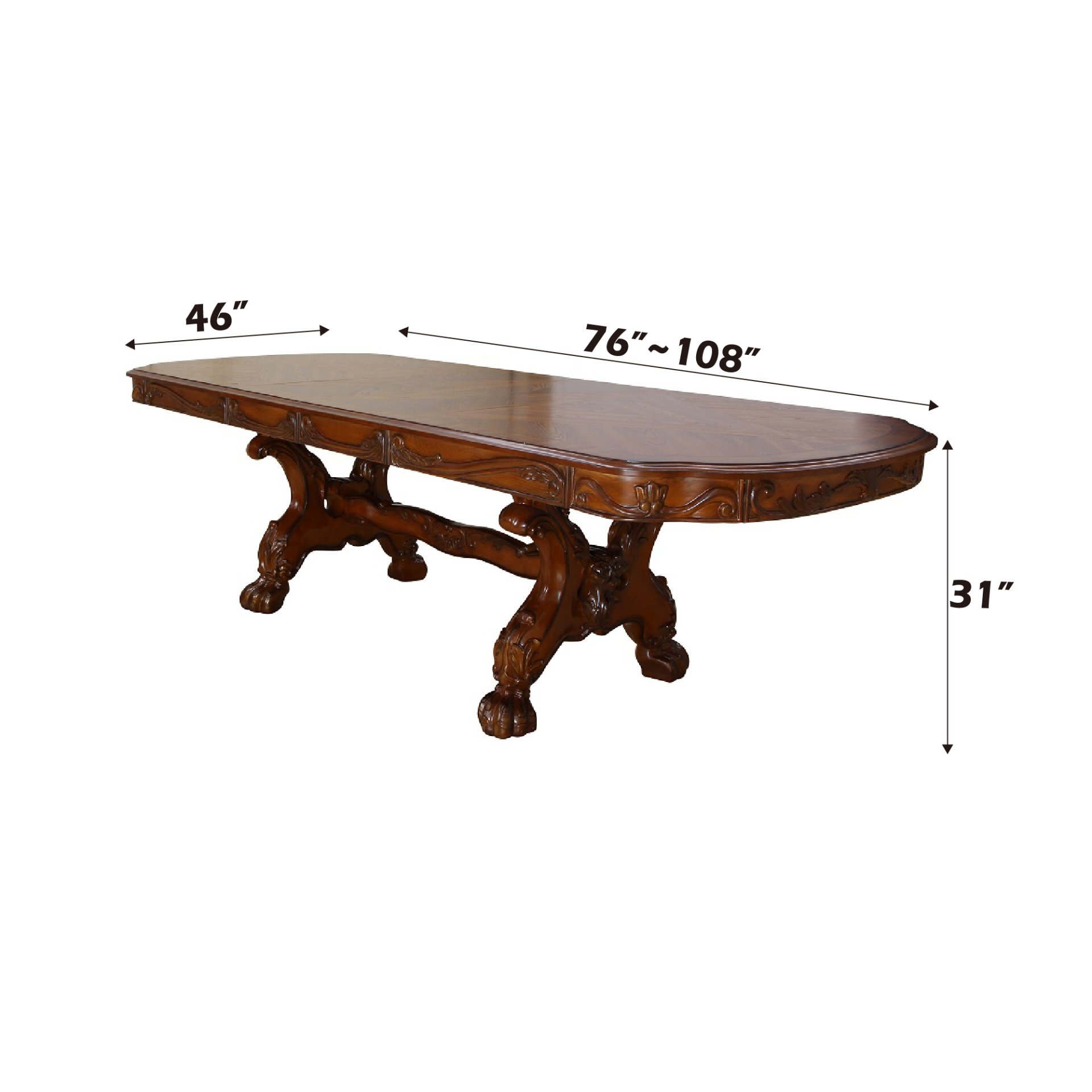 Dresden - Dining Table - Cherry Oak - Image 2