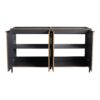 Modern Style 60" Freestanding Bathroom Vanity With Adjustable Shelves Coffee Plywood - Light Coffee - Image 8