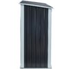 Firewood Rack, Log Holder With Roof, Log Storage, Firewood Stand For Outdoor Backyard Garden Patio Porch, Galvanized Steel - Gray - Image 5