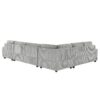 Oversized Sectional Sofa U - Shaped Sofa Couch Modern Sofa Upholstered In Soft Corduroy With A Chaise Lounge For Living Room - Gray - Image 24