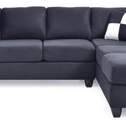 Malone - Sectional Upholstered - Black