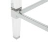 Ultra Modern Rectangle Coffee Table With Tempered Glass Surface - Clear - Image 11