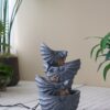 Decorative 4 Tier Nautilus Shell Water Fountain With Light For Indoor Outdoor - Blue - Image 7