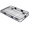 Rooftop Cargo Carrier Basket Universal Fit 64" Steel With Wind Fairing - Black - Image 5