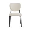 Modern Upholstered Dining Chairs With Metal Legs (Set of 2) - Beige - Image 7