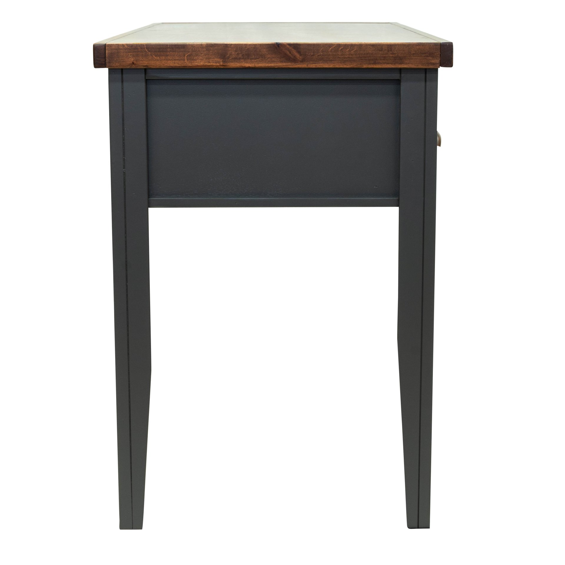 Essex - Writing Desk - Black, Whiskey - Image 7