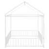 Full Size Bed House Bed Frame With Fence - White - Image 4