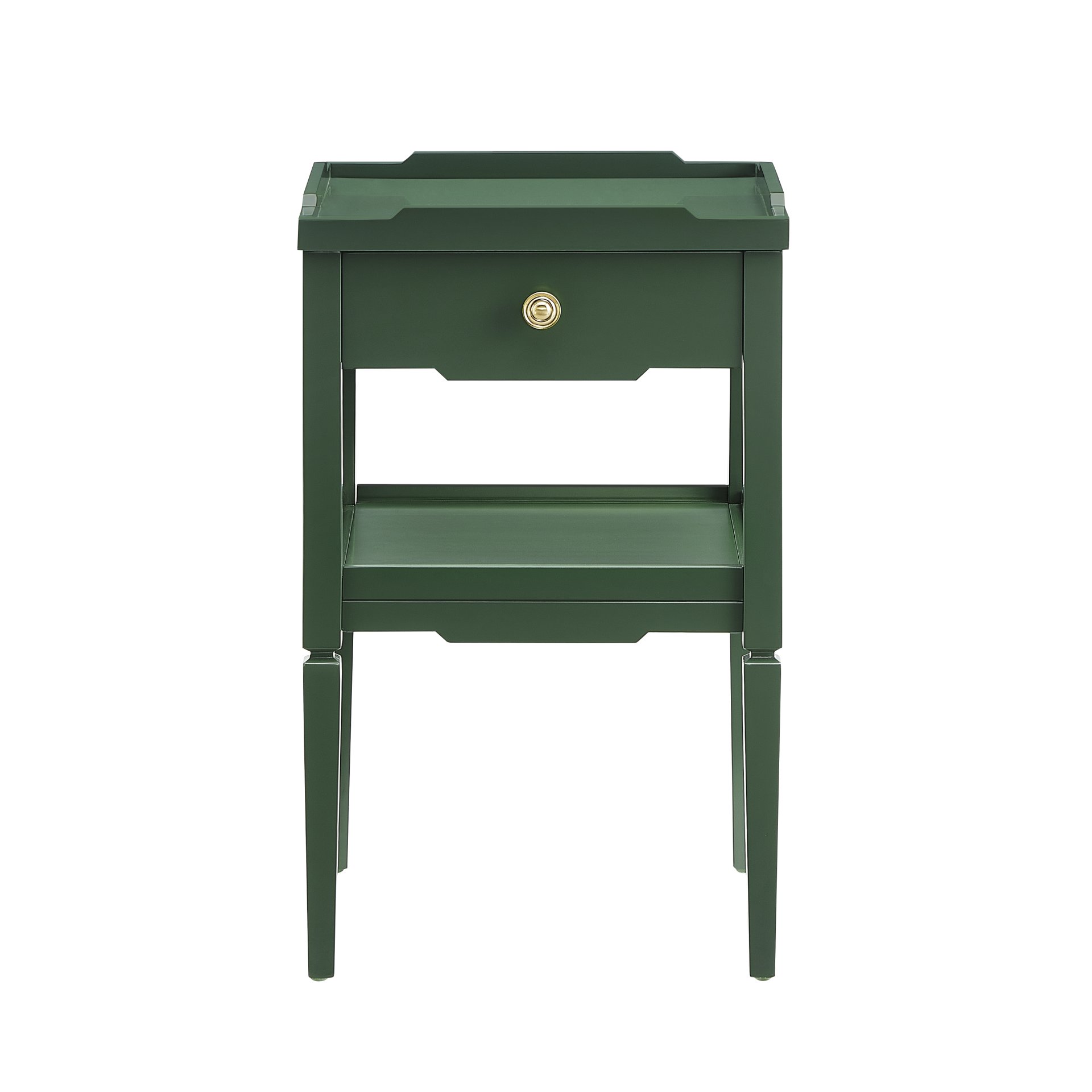 Foley - 1 Drawer Nightstand With Pull - Antique Green - Image 9