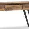 Lowry - Console Sofa Table - Distressed Golden Wheat - Image 6