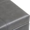 Dover - Storage Ottoman Bench - Stone Gray - Image 8