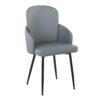 Dahlia - Contemporary Dining Chair (Set of 2) - Gray - Image 2
