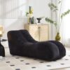 Creative Bean Bag Sofa Chair With High Quality Sponge Filling - Black - Image 2