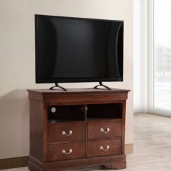 TV Media Chest Traditional Style - Cappuccino