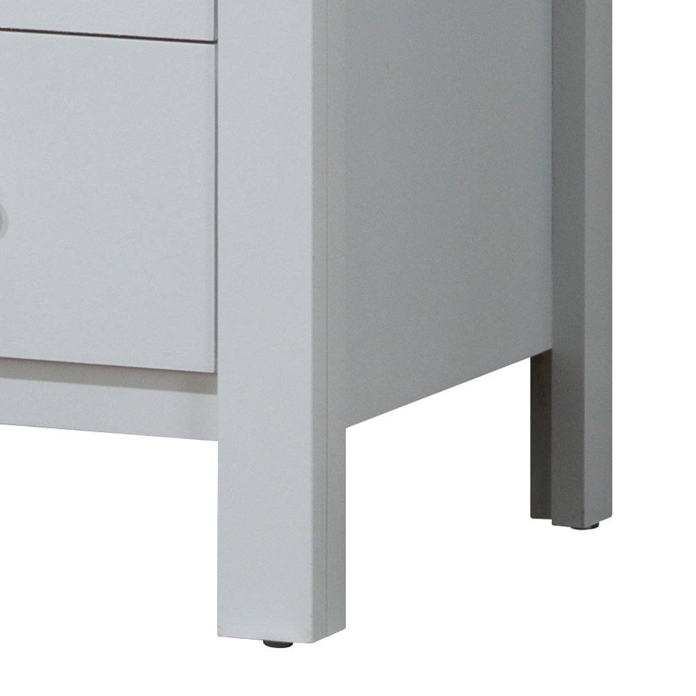 Elegant Transitional Media Chest - White - Image 6