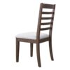 7 Piece Farmhouse Extendable Dining Table Set, Rustic Wood Table With Removable Leaf And 6 Upholstered Chairs For Dining Room - Brown - Image 20
