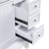 36" Bathroom Vanity With 1 Cabinet And 3 Drawers 1, Storage Solution - White - Image 13