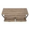 TV Stand, Console, Media Entertainment Center, Storage Drawers, Living Room, Bedroom, Contemporary, Modern - Taupe - Image 4