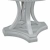 5 Piece Dining Set Retro Extendable Round Table And 4 Chairs For Kitchen Dining Room - Antique Gray Oak - Image 12