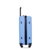 3 Piece Luggage Sets Lightweight Suitcase With Two Hooks, Spinner Wheels, Tsa Lock, (20/24/28) - Light Blue - Image 10